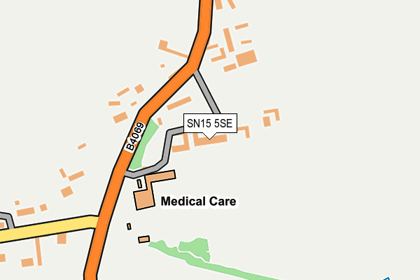 SN15 5SE map - OS OpenMap – Local (Ordnance Survey) SN15 5SE map - OS OpenMap – Local (Ordnance Survey)