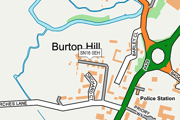 SN16 0EH map - OS OpenMap – Local (Ordnance Survey) SN16 0EH map - OS OpenMap – Local (Ordnance Survey)