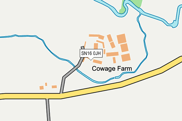 SN16 0JH map - OS OpenMap – Local (Ordnance Survey) SN16 0JH map - OS OpenMap – Local (Ordnance Survey)