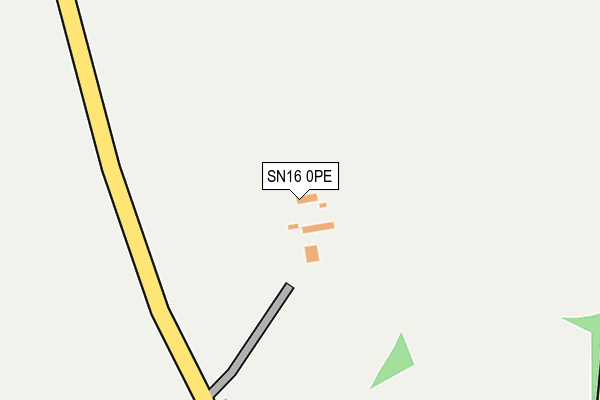 SN16 0PE map - OS OpenMap – Local (Ordnance Survey) SN16 0PE map - OS OpenMap – Local (Ordnance Survey)