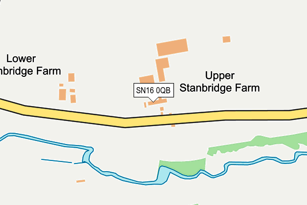 SN16 0QB map - OS OpenMap – Local (Ordnance Survey)