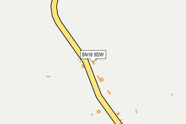 SN16 9DW map - OS OpenMap – Local (Ordnance Survey) SN16 9DW map - OS OpenMap – Local (Ordnance Survey)