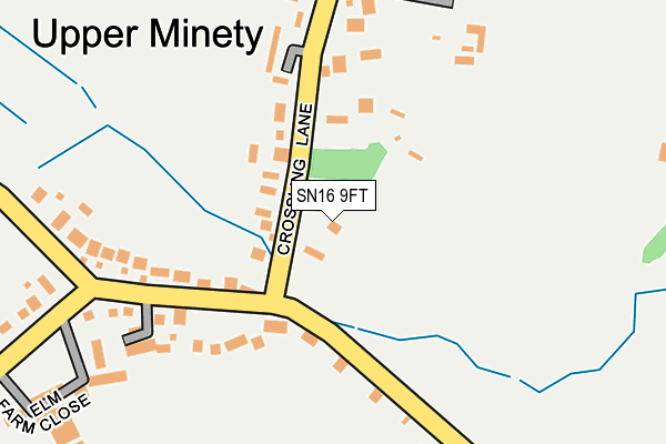 SN16 9FT map - OS OpenMap – Local (Ordnance Survey) SN16 9FT map - OS OpenMap – Local (Ordnance Survey)