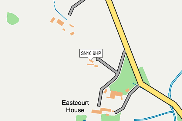 SN16 9HP map - OS OpenMap – Local (Ordnance Survey) SN16 9HP map - OS OpenMap – Local (Ordnance Survey)