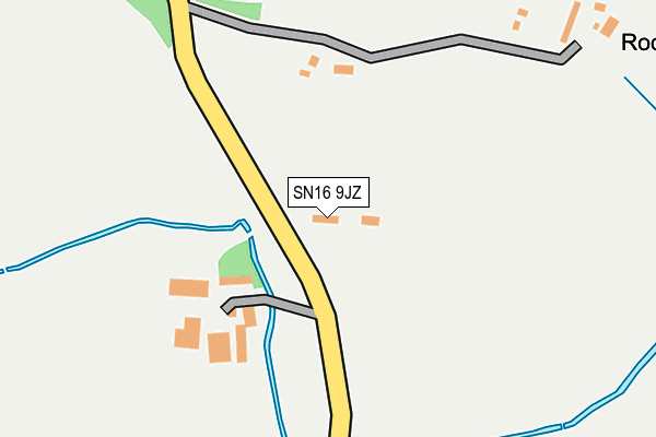 SN16 9JZ map - OS OpenMap – Local (Ordnance Survey) SN16 9JZ map - OS OpenMap – Local (Ordnance Survey)