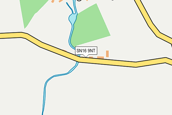 SN16 9NT map - OS OpenMap – Local (Ordnance Survey) SN16 9NT map - OS OpenMap – Local (Ordnance Survey)