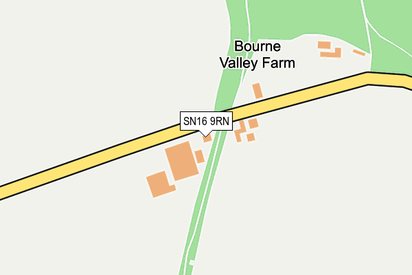 SN16 9RN map - OS OpenMap – Local (Ordnance Survey) SN16 9RN map - OS OpenMap – Local (Ordnance Survey)