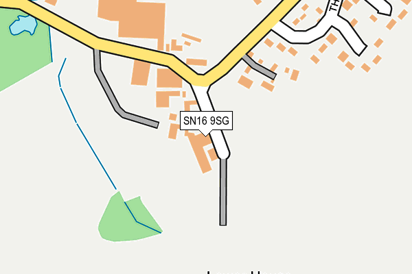 SN16 9SG map - OS OpenMap – Local (Ordnance Survey) SN16 9SG map - OS OpenMap – Local (Ordnance Survey)