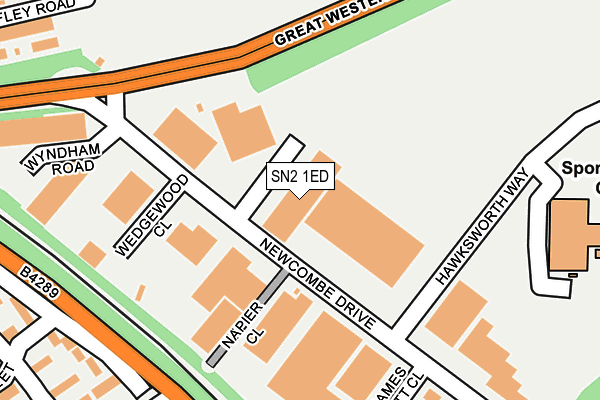 SN2 1ED map - OS OpenMap – Local (Ordnance Survey) SN2 1ED map - OS OpenMap – Local (Ordnance Survey)