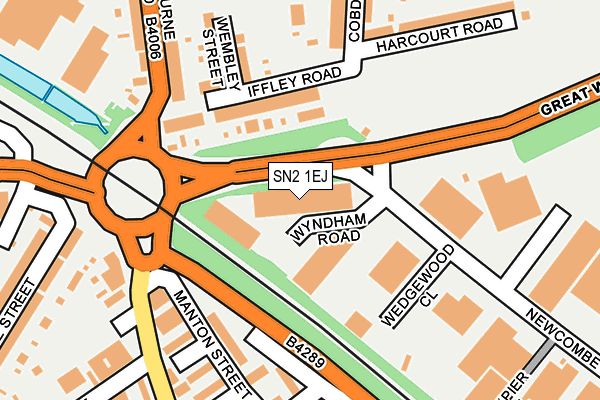 SN2 1EJ map - OS OpenMap – Local (Ordnance Survey) SN2 1EJ map - OS OpenMap – Local (Ordnance Survey)