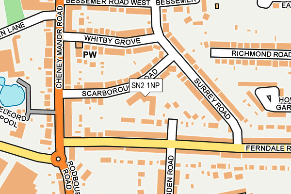 SN2 1NP map - OS OpenMap – Local (Ordnance Survey) SN2 1NP map - OS OpenMap – Local (Ordnance Survey)