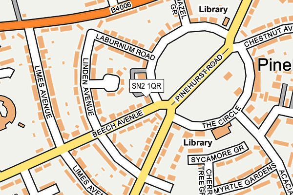 SN2 1QR map - OS OpenMap – Local (Ordnance Survey) SN2 1QR map - OS OpenMap – Local (Ordnance Survey)