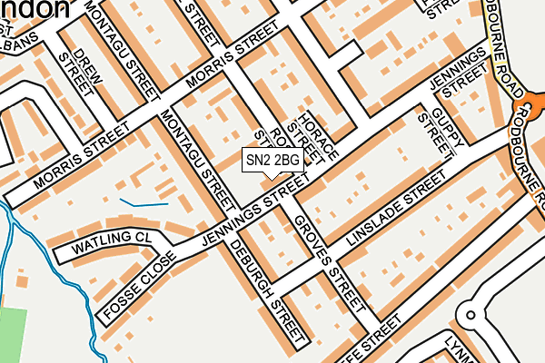 SN2 2BG map - OS OpenMap – Local (Ordnance Survey) SN2 2BG map - OS OpenMap – Local (Ordnance Survey)