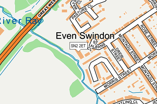 SN2 2ET map - OS OpenMap – Local (Ordnance Survey) SN2 2ET map - OS OpenMap – Local (Ordnance Survey)