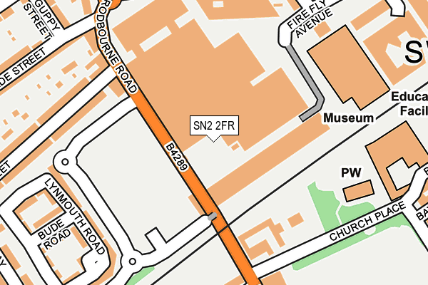 SN2 2FR map - OS OpenMap – Local (Ordnance Survey) SN2 2FR map - OS OpenMap – Local (Ordnance Survey)