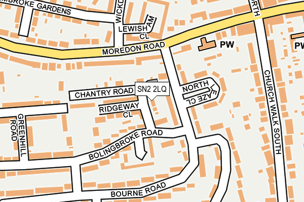 SN2 2LQ map - OS OpenMap – Local (Ordnance Survey) SN2 2LQ map - OS OpenMap – Local (Ordnance Survey)