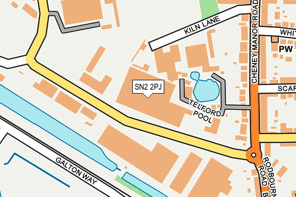 SN2 2PJ map - OS OpenMap – Local (Ordnance Survey) SN2 2PJ map - OS OpenMap – Local (Ordnance Survey)