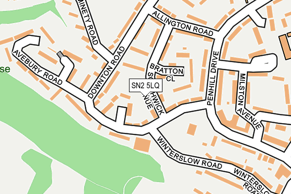 SN2 5LQ map - OS OpenMap – Local (Ordnance Survey) SN2 5LQ map - OS OpenMap – Local (Ordnance Survey)