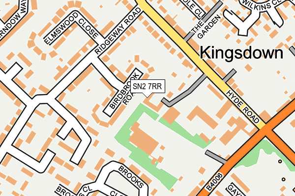 SN2 7RR map - OS OpenMap – Local (Ordnance Survey) SN2 7RR map - OS OpenMap – Local (Ordnance Survey)