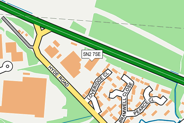 SN2 7SE map - OS OpenMap – Local (Ordnance Survey) SN2 7SE map - OS OpenMap – Local (Ordnance Survey)