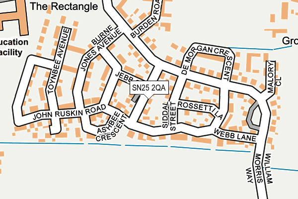 SN25 2QA map - OS OpenMap – Local (Ordnance Survey) SN25 2QA map - OS OpenMap – Local (Ordnance Survey)