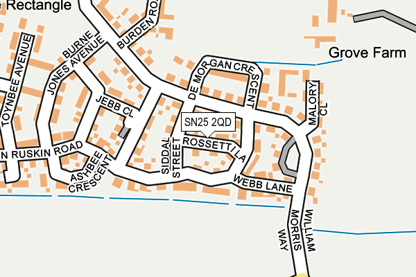 SN25 2QD map - OS OpenMap – Local (Ordnance Survey) SN25 2QD map - OS OpenMap – Local (Ordnance Survey)