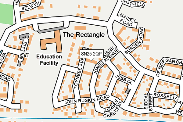 SN25 2QP map - OS OpenMap – Local (Ordnance Survey) SN25 2QP map - OS OpenMap – Local (Ordnance Survey)