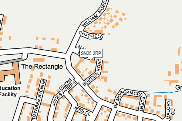 SN25 2RP map - OS OpenMap – Local (Ordnance Survey) SN25 2RP map - OS OpenMap – Local (Ordnance Survey)