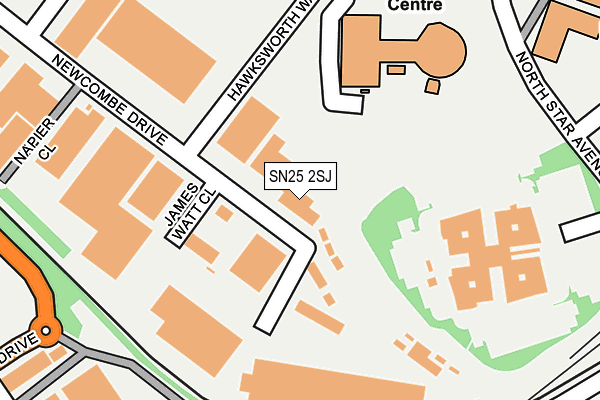 SN25 2SJ map - OS OpenMap – Local (Ordnance Survey) SN25 2SJ map - OS OpenMap – Local (Ordnance Survey)