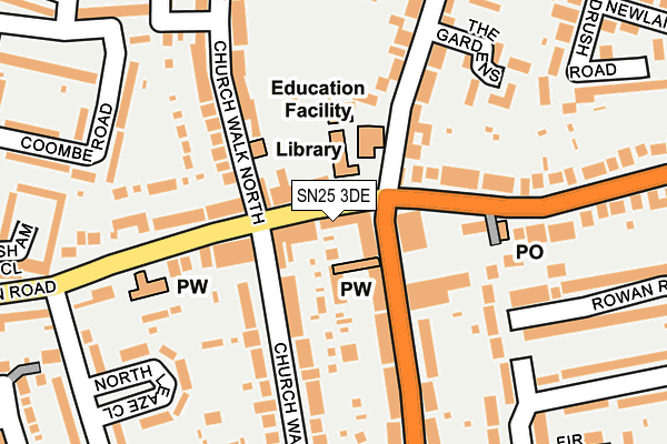 SN25 3DE map - OS OpenMap – Local (Ordnance Survey) SN25 3DE map - OS OpenMap – Local (Ordnance Survey)
