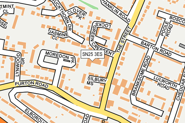 SN25 3ES map - OS OpenMap – Local (Ordnance Survey) SN25 3ES map - OS OpenMap – Local (Ordnance Survey)