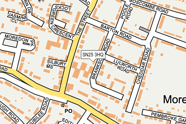 SN25 3HQ map - OS OpenMap – Local (Ordnance Survey)