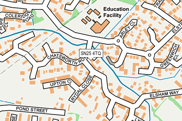 SN25 4TQ map - OS OpenMap – Local (Ordnance Survey) SN25 4TQ map - OS OpenMap – Local (Ordnance Survey)