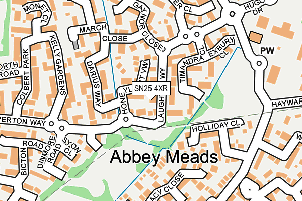 SN25 4XR map - OS OpenMap – Local (Ordnance Survey) SN25 4XR map - OS OpenMap – Local (Ordnance Survey)