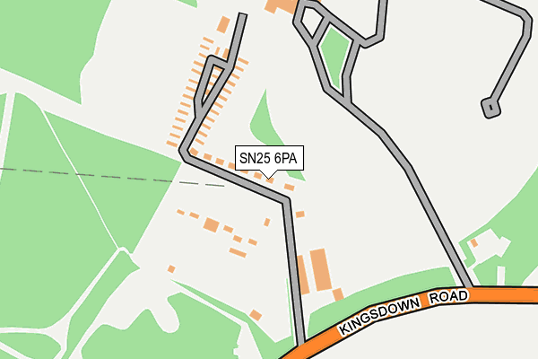 SN25 6PA map - OS OpenMap – Local (Ordnance Survey) SN25 6PA map - OS OpenMap – Local (Ordnance Survey)