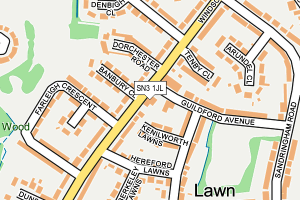 SN3 1JL map - OS OpenMap – Local (Ordnance Survey) SN3 1JL map - OS OpenMap – Local (Ordnance Survey)