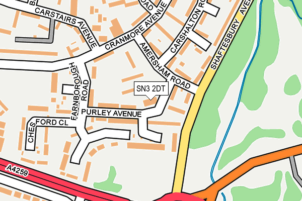 SN3 2DT map - OS OpenMap – Local (Ordnance Survey) SN3 2DT map - OS OpenMap – Local (Ordnance Survey)