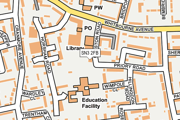 SN3 2FB map - OS OpenMap – Local (Ordnance Survey) SN3 2FB map - OS OpenMap – Local (Ordnance Survey)