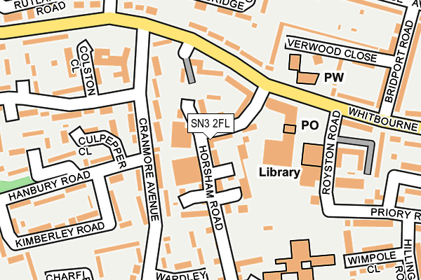 SN3 2FL map - OS OpenMap – Local (Ordnance Survey) SN3 2FL map - OS OpenMap – Local (Ordnance Survey)