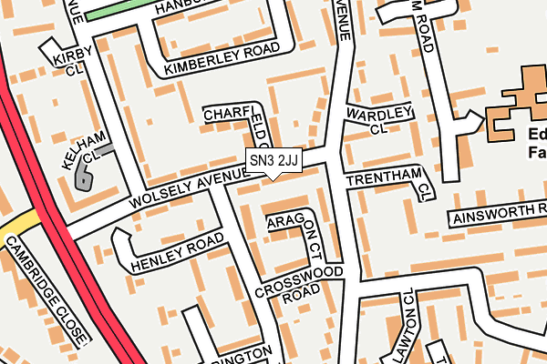 SN3 2JJ map - OS OpenMap – Local (Ordnance Survey) SN3 2JJ map - OS OpenMap – Local (Ordnance Survey)