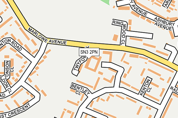 SN3 2PN map - OS OpenMap – Local (Ordnance Survey) SN3 2PN map - OS OpenMap – Local (Ordnance Survey)