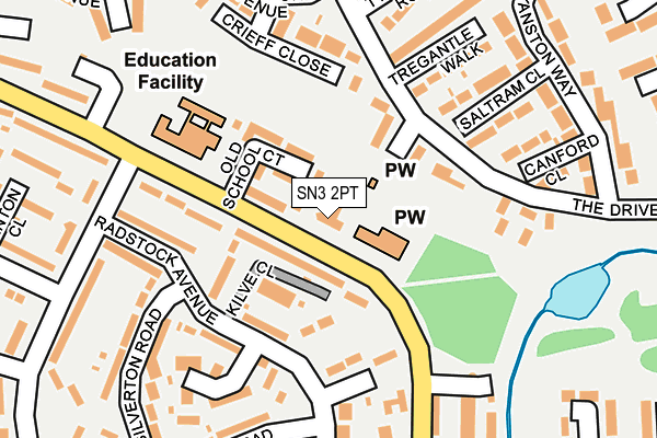 SN3 2PT map - OS OpenMap – Local (Ordnance Survey) SN3 2PT map - OS OpenMap – Local (Ordnance Survey)