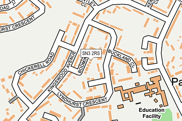 SN3 2RS map - OS OpenMap – Local (Ordnance Survey) SN3 2RS map - OS OpenMap – Local (Ordnance Survey)