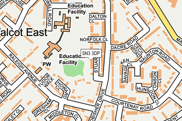 SN3 3DP map - OS OpenMap – Local (Ordnance Survey) SN3 3DP map - OS OpenMap – Local (Ordnance Survey)