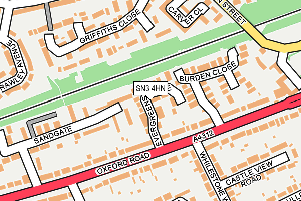 SN3 4HN map - OS OpenMap – Local (Ordnance Survey) SN3 4HN map - OS OpenMap – Local (Ordnance Survey)