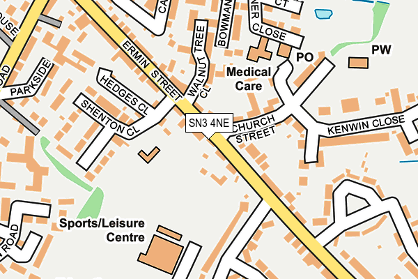 SN3 4NE map - OS OpenMap – Local (Ordnance Survey) SN3 4NE map - OS OpenMap – Local (Ordnance Survey)