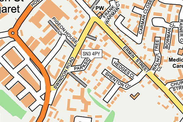 SN3 4PY map - OS OpenMap – Local (Ordnance Survey) SN3 4PY map - OS OpenMap – Local (Ordnance Survey)
