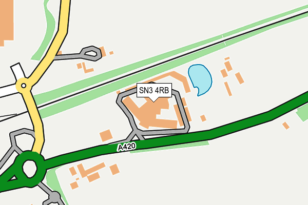 SN3 4RB map - OS OpenMap – Local (Ordnance Survey) SN3 4RB map - OS OpenMap – Local (Ordnance Survey)
