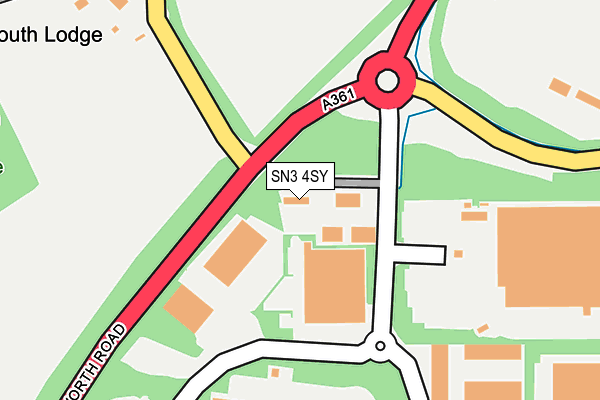 SN3 4SY map - OS OpenMap – Local (Ordnance Survey) SN3 4SY map - OS OpenMap – Local (Ordnance Survey)