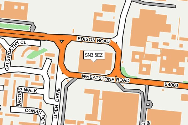SN3 5EZ map - OS OpenMap – Local (Ordnance Survey) SN3 5EZ map - OS OpenMap – Local (Ordnance Survey)
